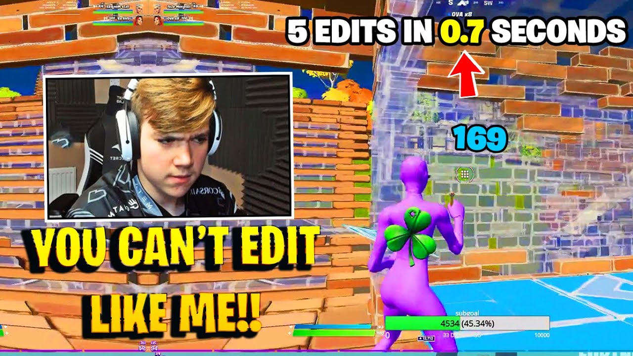 Mongraal Does 5 Edits in 0.7 Seconds to DESTROY Everyone