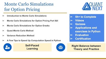 Monte Carlo Simulations for Option Pricing: Overview of the Course