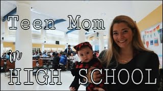 Bringing my baby to class with me!! // TEEN MOM HIGH SCHOOL VLOGS