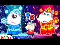 Hot Mom vs Cold Mom, Who Is the Best? - Kids Stories About Wolfoo Family| Wolfoo Family Kids Cartoon