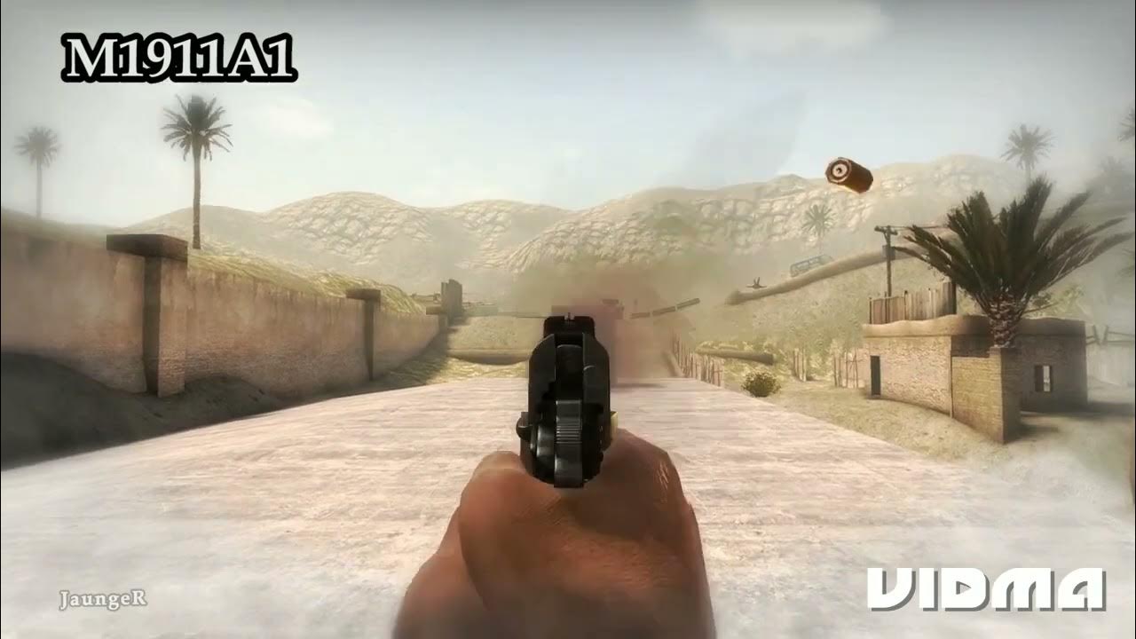 M1911A1 pistol sound effect YouTube