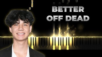 jxdn - Better Off Dead | Piano Cover, Instrumental Karaoke - Jaden Hossler