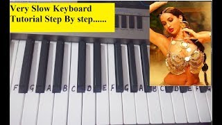 DILBAR Dilbar|Trending| keyboard tutorialHarmonium |Piano| Very easy chords