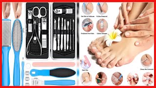 Pedicure Kits - Callus Remover For Feet, 23 In 1 Professional Manicure Set Pedicure Tools Stainless