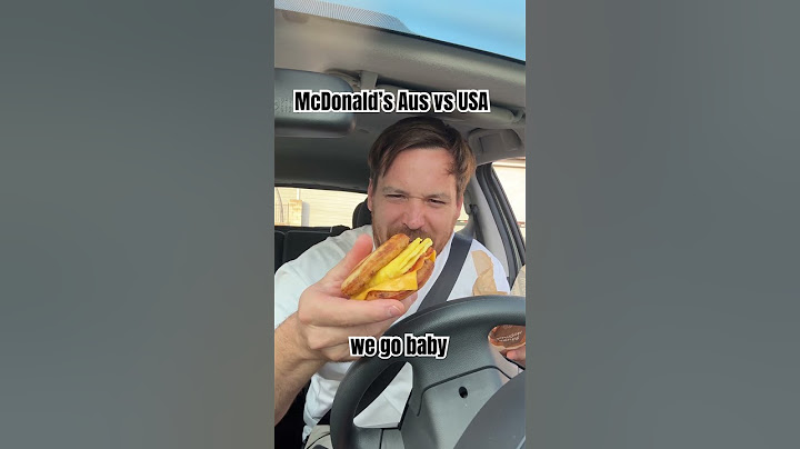 McDonald’s Australia vs USA #mcdonalds #australia #usa