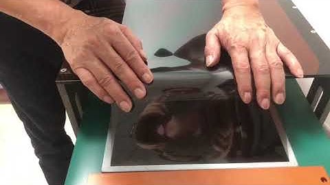 How To use Manual Polarizer Lamination Applicator - LCD Monitor Polarizer Film Replacement Machine