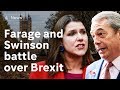 Farage and Swinson try to seize electoral initiative amid battle for Brexit