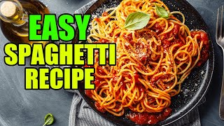 how to make easy spaghetti in Slow cooker