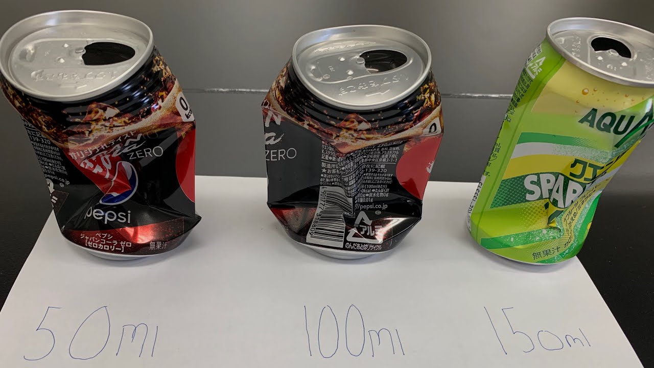How to crush a can with pressure YouTube