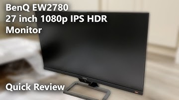 BenQ EW2780 Monitor Setup and Review