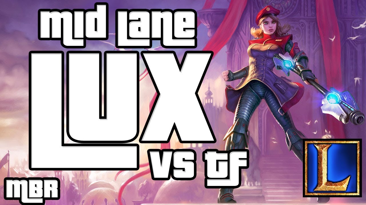 Lux Vs Twisted Fate Mid Lane - Season 4 League of Legends Gameplay - HD