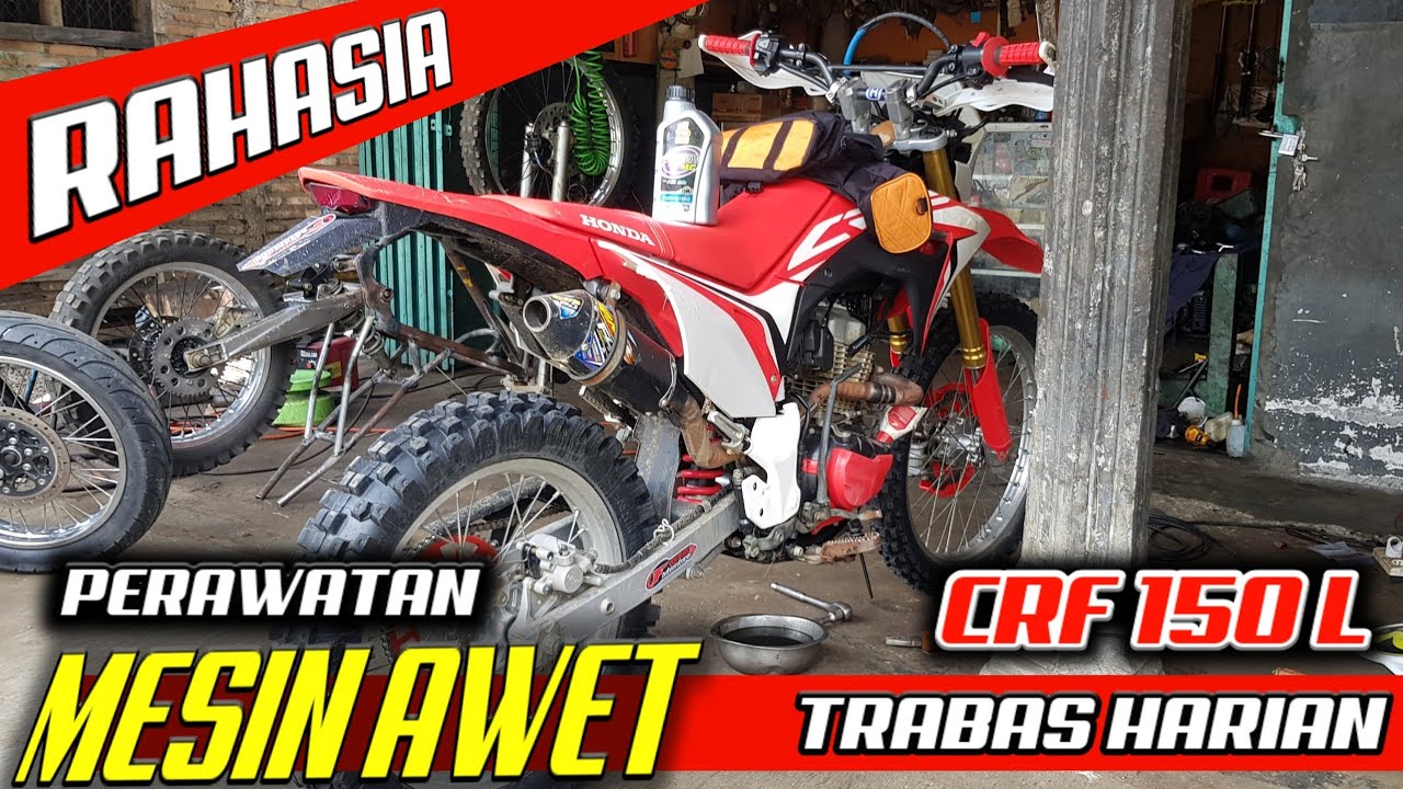 Rekomendasi Oli CRF 150L Untuk Trabas Medan Extream Perawatan