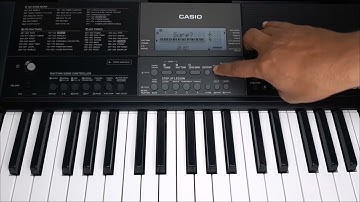 how to delete rhythms in Casio CTX 870 IN