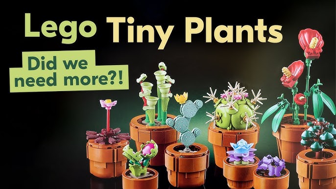 LEGO Icons Tiny Plants reveal! Nine Botanicals series potted plants in 1  set 10329 