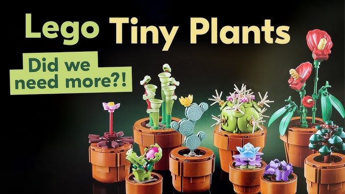 LEGO Icons Tiny Plants reveal! Nine Botanicals series potted