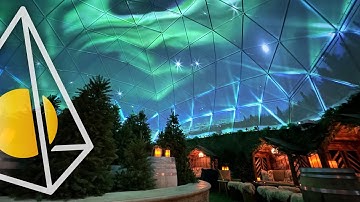 Ember Lounge Geodesic Dome Projection Mapping Installation in Phoenix, AZ