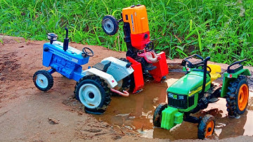 Diy tractor stuck in mud mini science project #part1। fasa tractor।