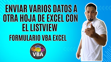 Como Enviar Varios Datos a otra hoja de Excel con el Listview del Formulario VBA Excel Cap 79 #vba
