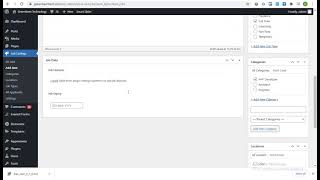 Job Listing wordpress Plugin