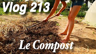 Compost Facile avec un Minimum d'Efforts | POTAGER 2022-Vlog 213-