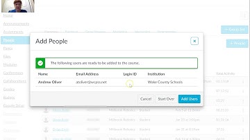 Canvas - Adding Staff as Student Observers