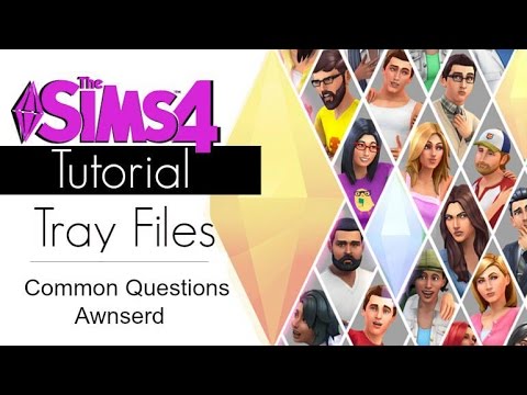 Easy Sims 4 Tray files Tutorial