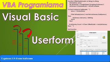 Excel VBA - Uygulama 3.9: Enum Kullanımı