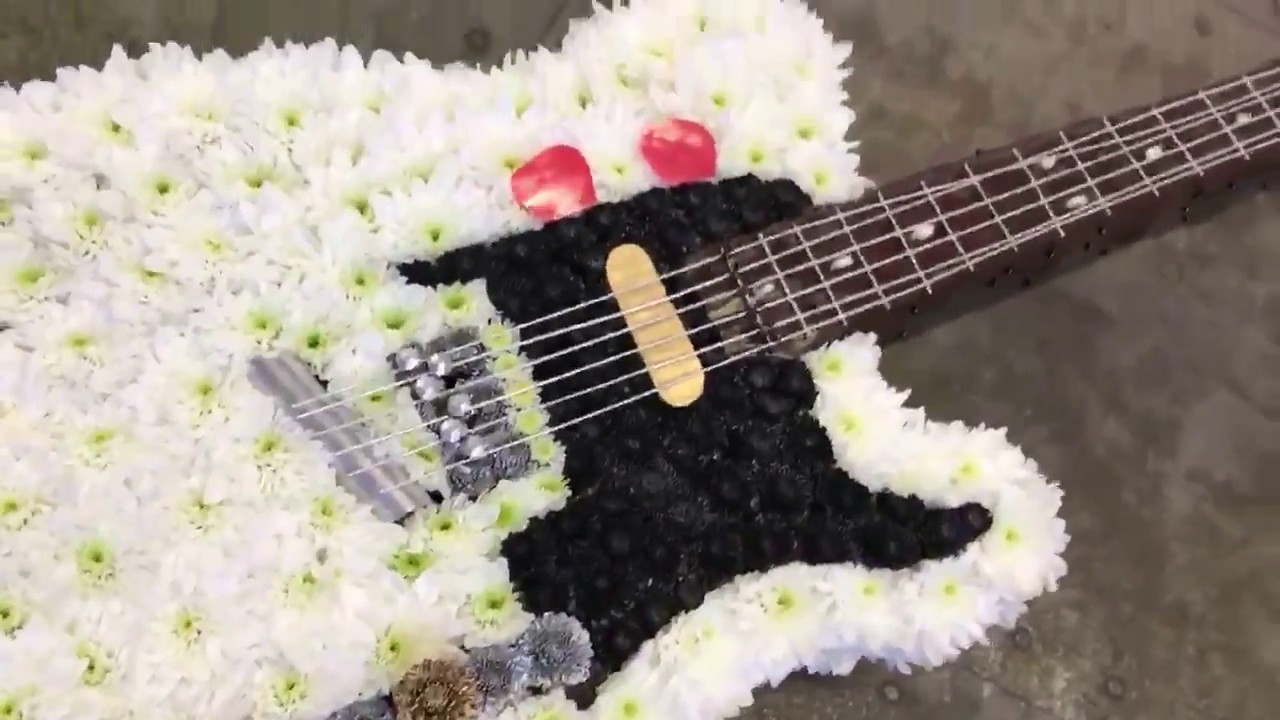 Guitar Shaped Flower Arrangement Best Flower Site
