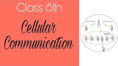 Grade 8th. Cutting edge Technology.  Cellular Communication