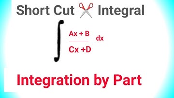 #Short_Cut _Integral #Integration_by_part / @John Tutorial