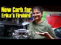 Erika Installing a New Carb on Her Firebird
