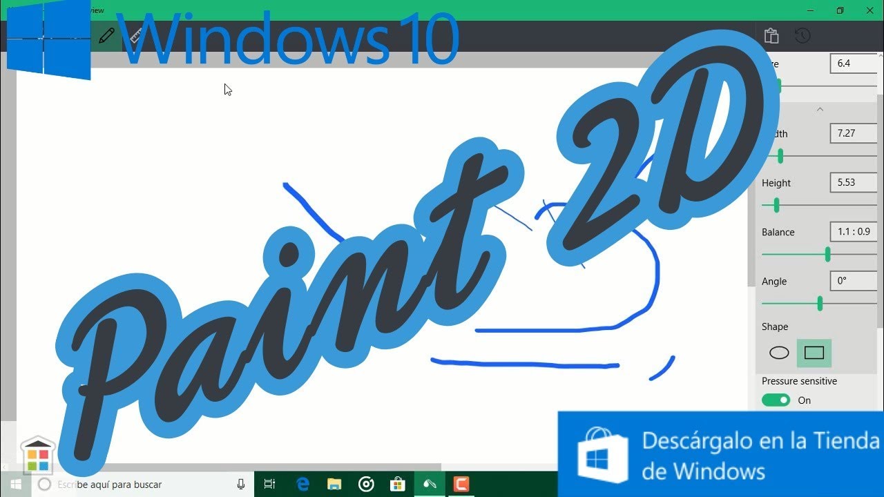 descargar inkpaint paint 2d para windows 10 youtube