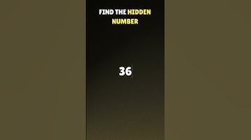 Can You Find the Hidden Number? 👀🧠 | Ultimate Vision Test Challenge!