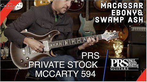 PRS Private Stock McCarty 594 Semi-hollow Double Cut Macassar Ebony and Swamp Ash