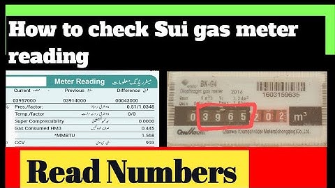 How to Check Sui Gas Meter Reading | How to read sngpl meter digits #sngpl