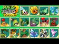Plants vs Zombies 3 Evolved All Plants Showcase Gameplay 