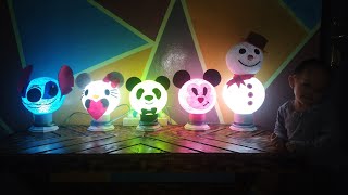 DIY - Lampu Lampion Unik Berkarakter Boneka Dari Benang dan Balon # Part 2 || MARI BIKIN SENDIRI DIY - Lampu Lampion Unik Berkarakter Boneka Dari Benang dan Balon # Part 2 || MARI BIKIN SENDIRI