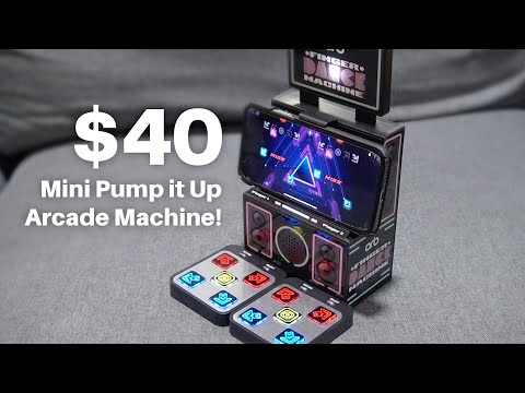 The Mini Dance Arcade Cabinet that Uses Your Phone!