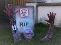 How to make  Scary Zombie Halloween Decor homemade design