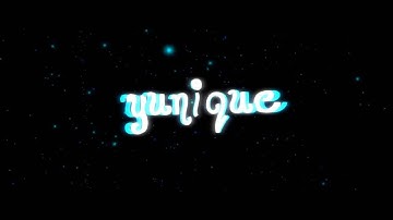 "yunique gaming", new intro. Enjoy!