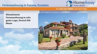 Istrien: Ferienwohnung mit Pool und großem Garten direkt am Wasser - FeWo-direkt.de Video