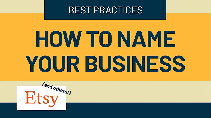 Ultimate Guide to Naming your Etsy Business