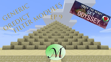 FTB-SKY ODYSSEY  EP 9 - Detailed look at Modular Storage by RFTools