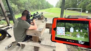Tuning in the 50 BMG at 1k yards. Orca Chassis system with a ATACAR NIghtForce. 