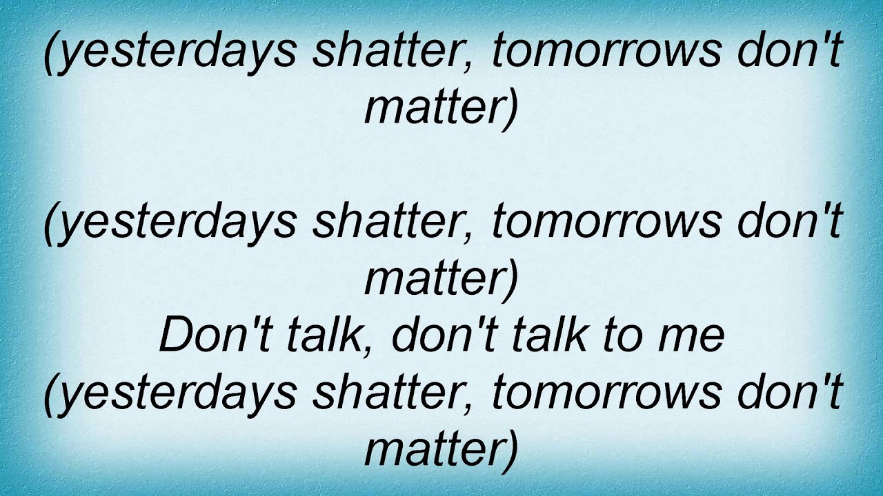 Altered Images Don't Talk To Me About Love Lyrics YouTube