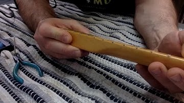 How to deal with lacquer on a maple refret.