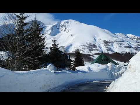 Дорога к горнолыжному курорту Савин Кук, Жабляк, Черногория