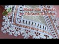 Як обробити край вишивки | Вишивання по сітці