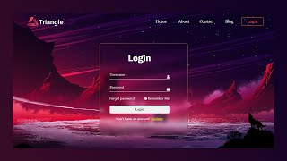 How to create a Login Page Using HTML and CSS