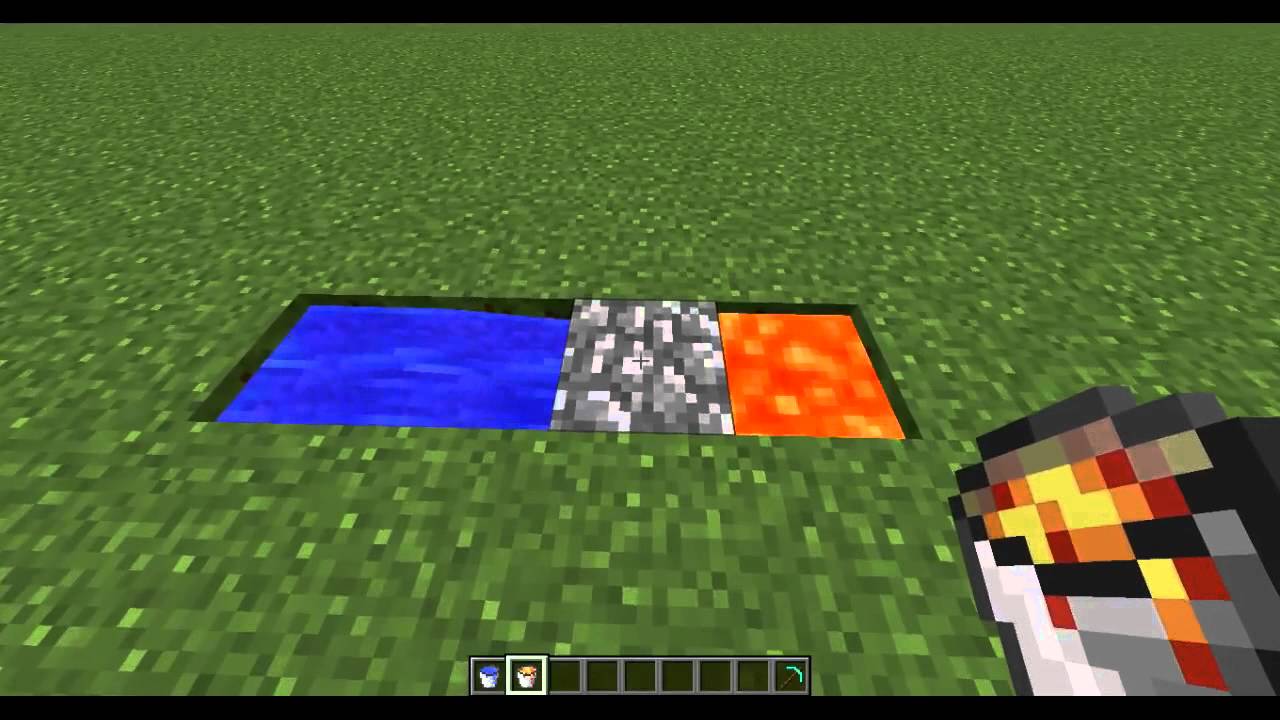 Simple Cobblestone Generator Tutorial - Minecraft - YouTube